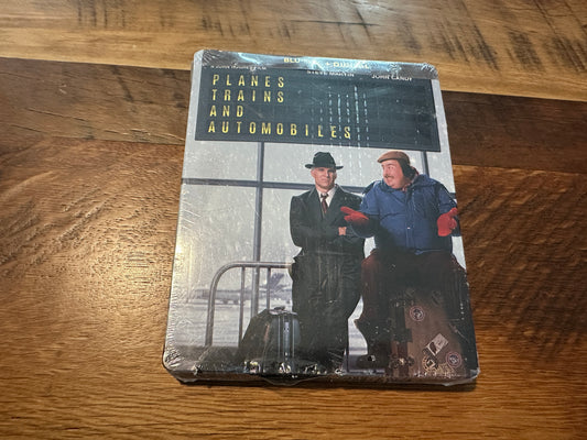 Planes Trains And Automobiles (Blu ray, Steelbook, John Candy, DENTED, NEW)