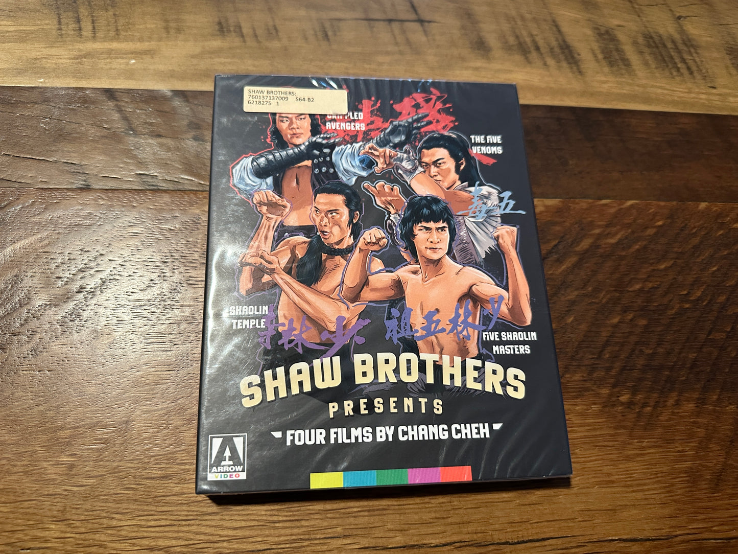 Shaw Brothers: Four Films By Chang Cheh (Blu ray, Arrow Video, Slip, NEW)