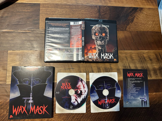 Wax Mask Blu ray/CD-Severin Films-Widescreen-Slipcover-Dario Argento Classic-