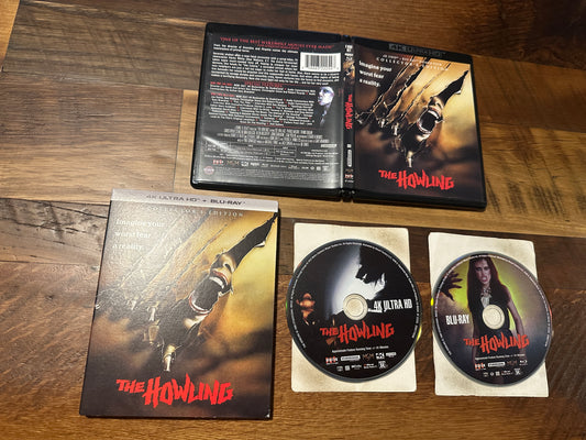 The Howling 4K Ultra HD/Blu ray-Scream Factory-Slipcover-Collector’s Ed