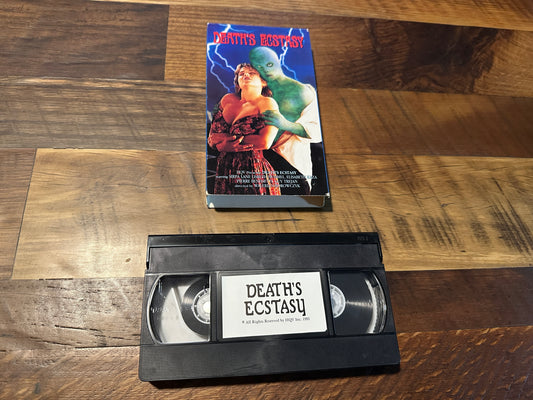 Death’s Ecstasy VHS-HQV Release-Slipcase-90’s-Very Rare-OOP