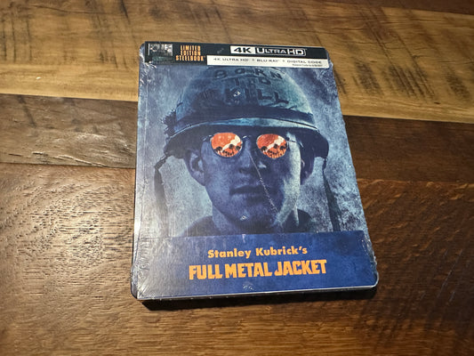 Full Metal Jacket (4K Ultra HD/Blu ray, Steelbook, Warner Bros, NEW/Sealed)