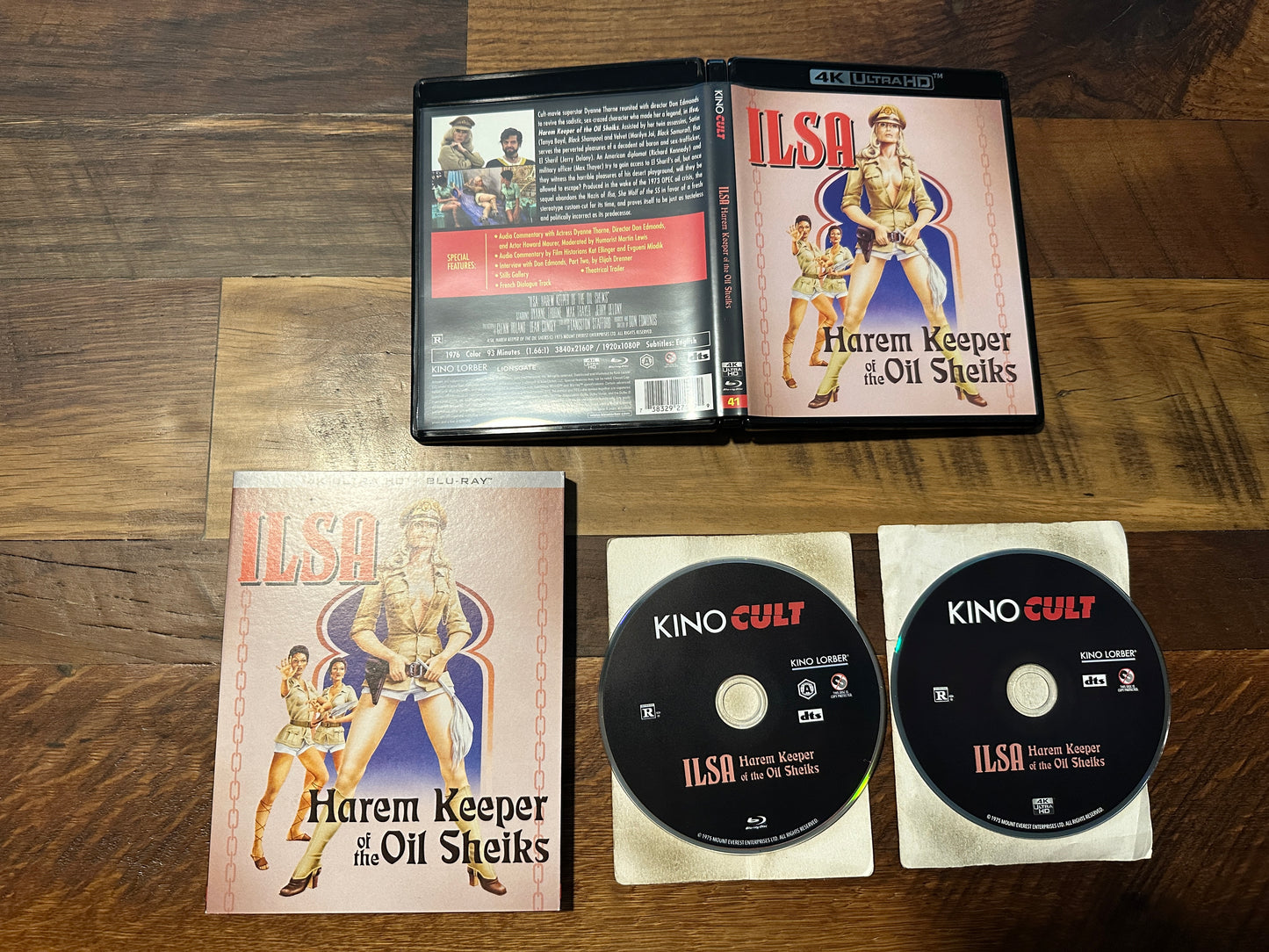 Ilsa Harem Keeper Of The Oil Sheiks (4K Ultra HD/ Blu ray, Kino Lorber, Slipcover)