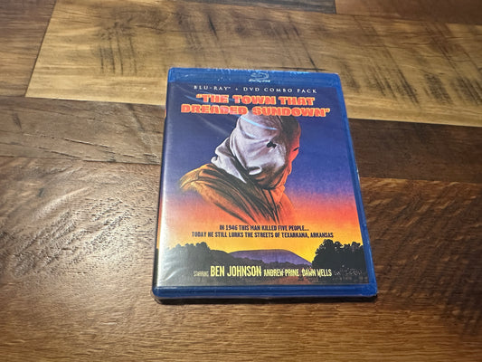 The Town That Dreaded Sundown Blu ray/DVD-Scream Factory-70’s Horror-NEW