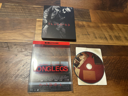 Longlegs 4K Ultra HD-Import Release-Steelbook-Region Free-Slipcover