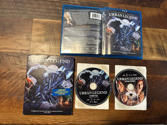 Urban Legend Blu ray-Collector’s Edition-Scream Factory-2 Disc-Slipcover