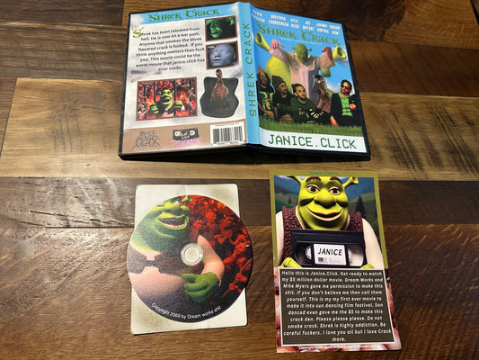 Shrek Crack DVD-R-Janice Click-Very Rare Release-Obscure-Must See to Believe