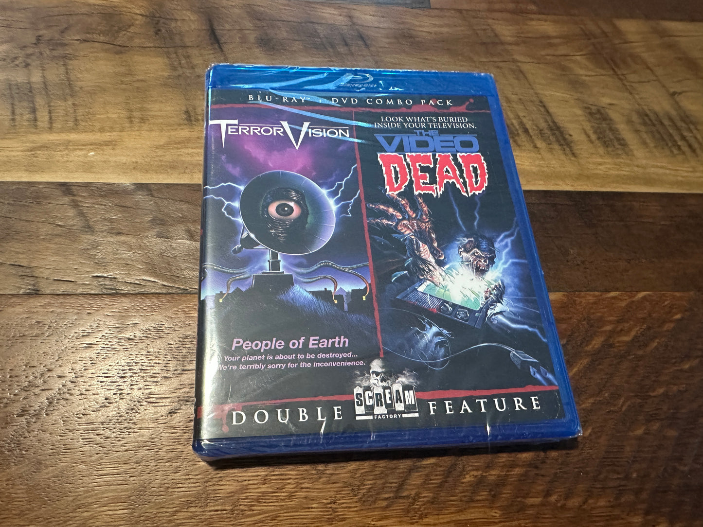 Terror Vision & The Video Dead (Blu ray, Scream Factory, Double Feature, NEW)