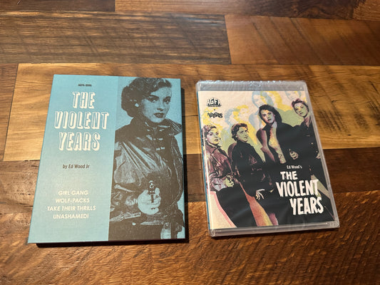The Violent Years Blu ray-Vinegar Syndrome Partner Label-Slipcover-NEW