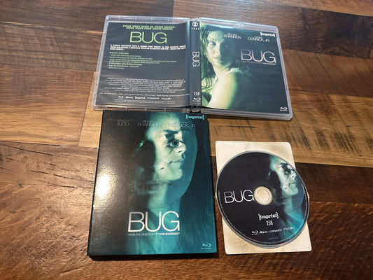 Bug Blu ray-Imprint-Slipcase-2006 Horror-Widescreen-Ashely Judd Classic