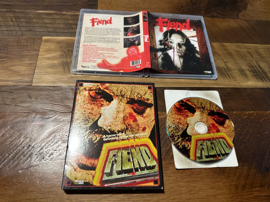 Fiend Blu ray, Massacre Video, OOP Slipcover, Limited Collector's Edition)