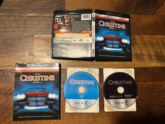Christine 4K Ultra HD/Blu ray-OOP Slipcover-35th Anniversary-No Digital