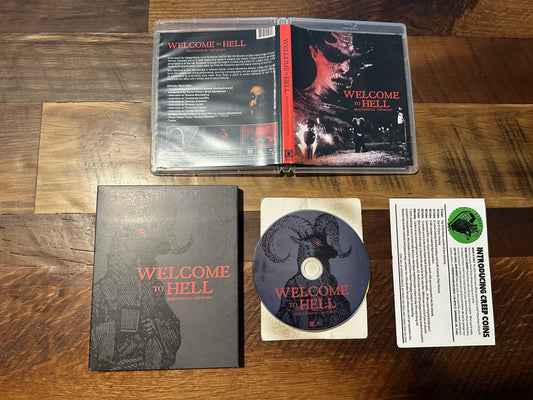 Welcome To Hell (Blu ray, Terror Vision, 2021 Horror, Slipcover)