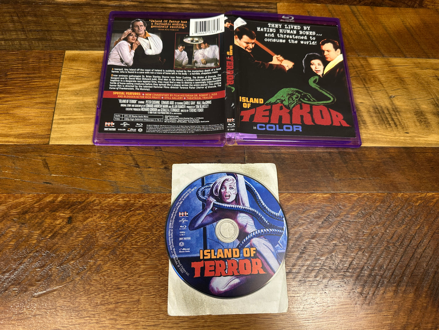 Island Of Terror (Blu ray, Scream Factory, 60’s Classic, Widescreen)