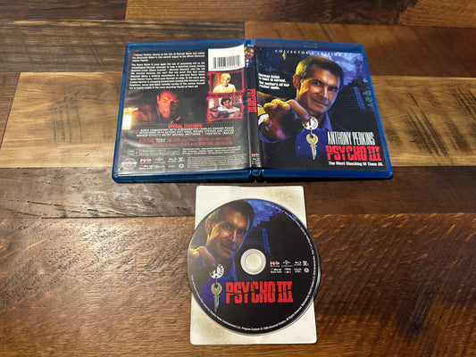 Psycho III (3) Blu ray-Scream Factory-Collector’s Edition-80’s Horror-