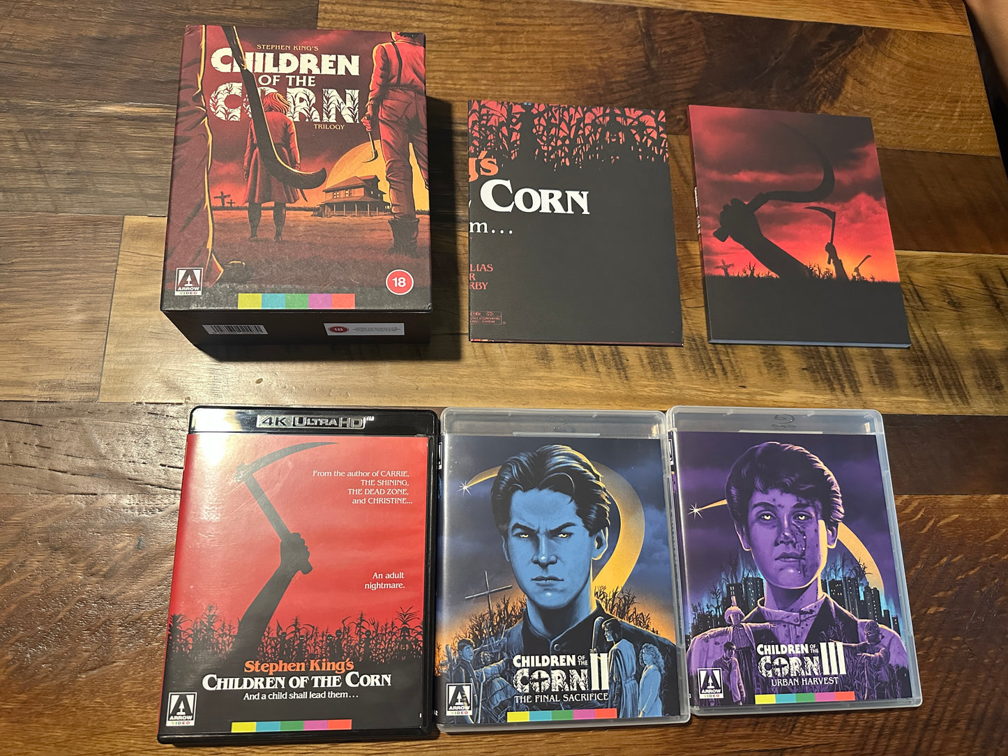 Children of the Corn Trilogy (4K Ultra HD & Blu ray, Arrow Video, Boxset)