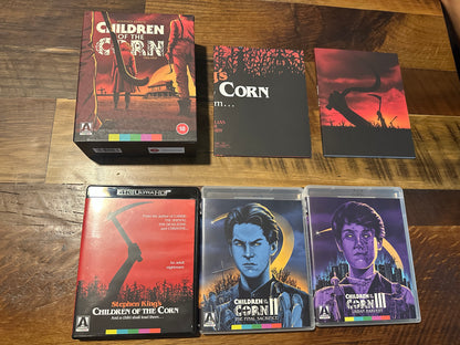 Children of the Corn Trilogy (4K Ultra HD & Blu ray, Arrow Video, Boxset)