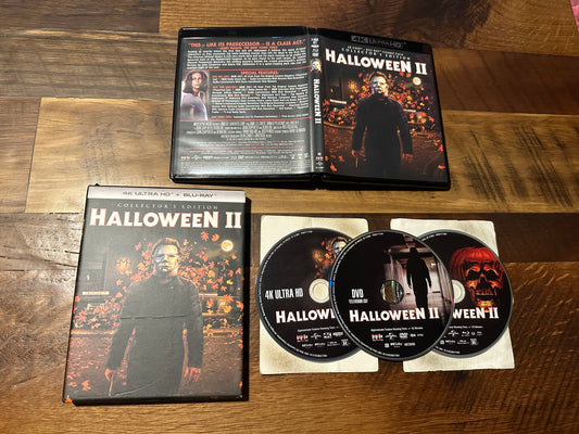 Halloween II (4K Ultra HD/Blu ray, Scream Factory, OOP Hard Slipcover)