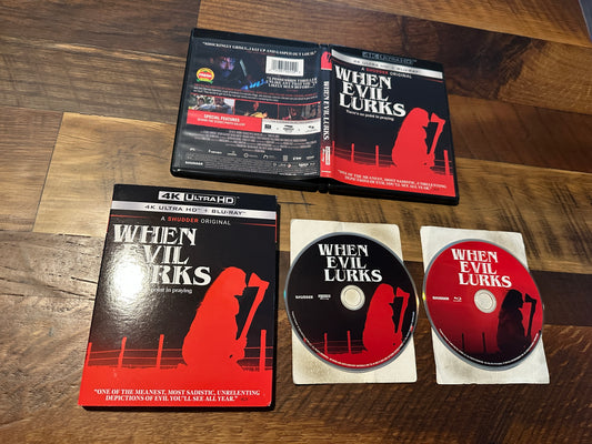 When Evil Lurks 4K Ultra HD/Blu ray-Shutter Original-Slipcover-2 Disc-