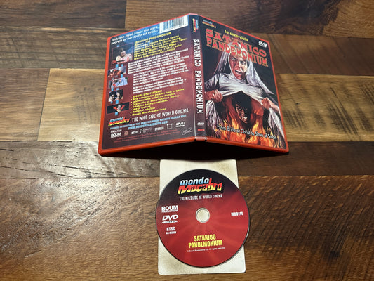 Satanic Pandemonium (DVD, Mondo Macabro, Red Case, 70’s Classic)