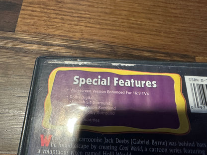 Cool World (DVD, Paramount, Brad Pit 90’s Classic Widescreen)