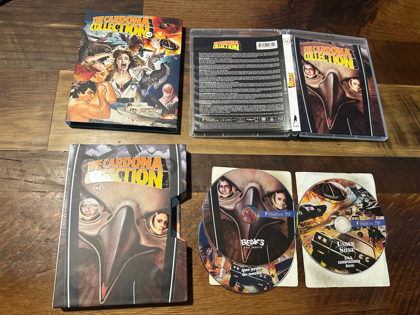 The Cardona Collection Vol 2 Blu ray-Vinegar Syndrome-Hard Slipcover-