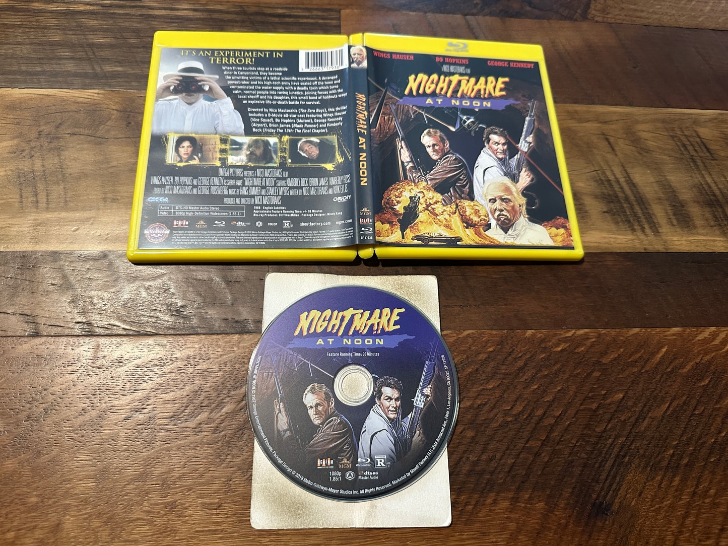 Nightmare At Noon (Blu ray, Scream Factory, 80’s Classic, Widescreen)