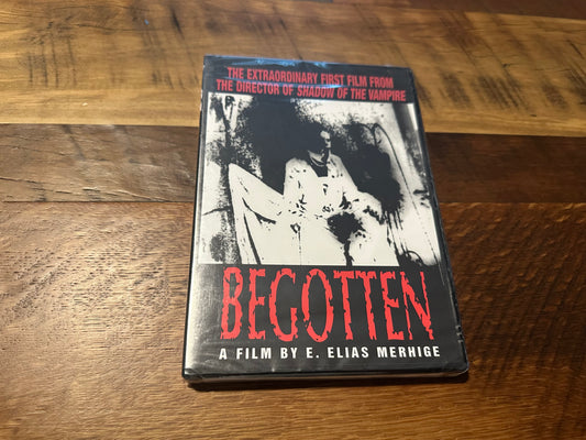 Begotten DVD-80’s Obscure Horror-Official Release-Rare-OOP-NEW
