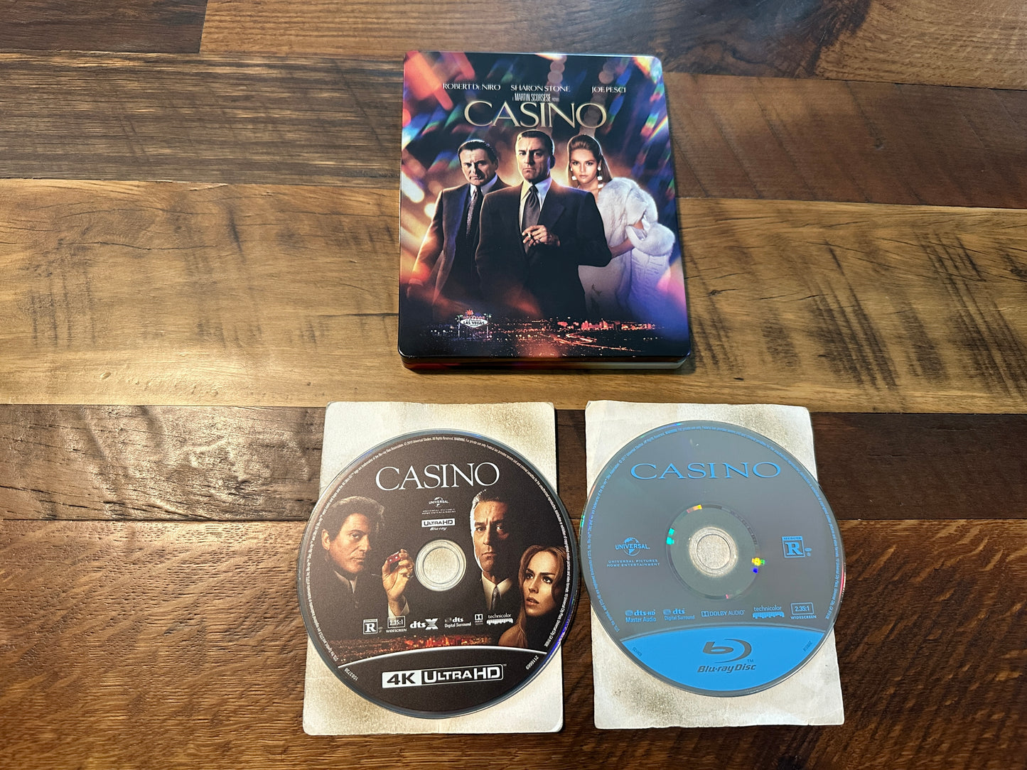 Casino (4K Ultra HD/Blu ray, Universal, Robert De Niro, Steelbook, No Dig)