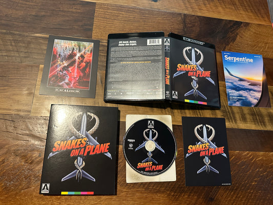 Snakes On A Plane (4K Ultra HD, Arrow Video, Slipcover, Limited Edition)