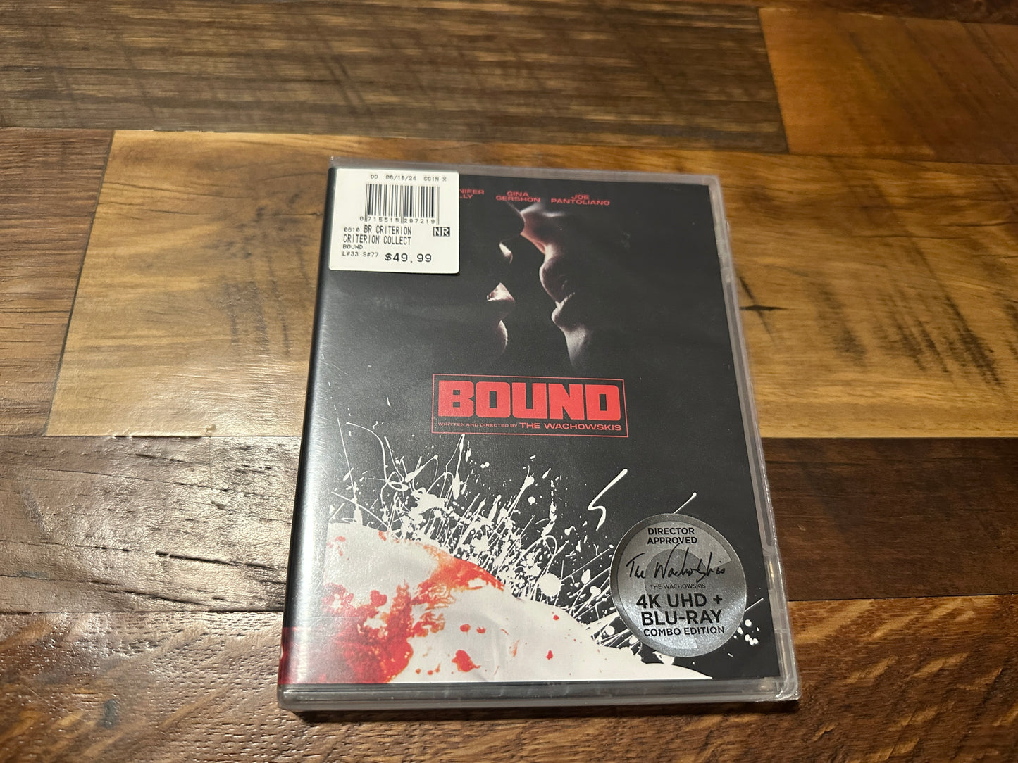 Bound (4K Ultra HD/Blu ray, Criterion Collection, 2 Disc, 90’s Classic, NEW)