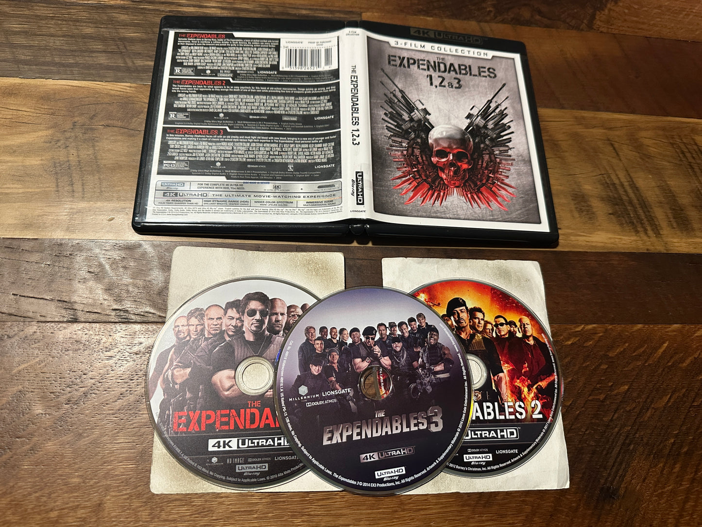 The Expendables 3 Film Collection (4K Ultra HD, Lionsgate, No Digital)
