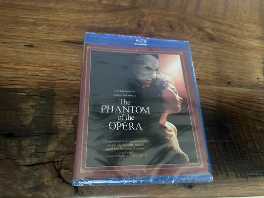 The Phantom of the Opera 2004 (Blu ray, Warner Bros, Widescreen, NEW)