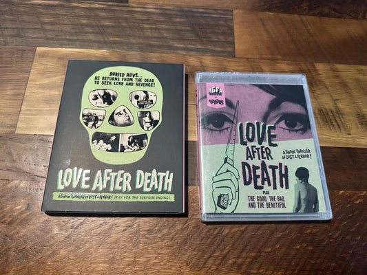 Love After Death Blu ray-Vinegar Syndrome Partner Label-Slipcover-NEW