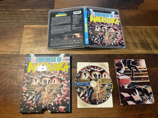 Fortress of Amerikkka Blu ray*Vinegar Syndrome Slipcover*5000 Made*