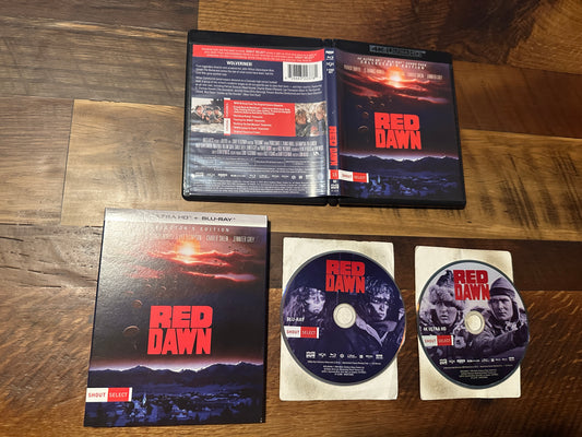 Red Dawn (4K Ultra HD/Blu ray, Shout Select, Slipcover, Collector’s Edition)