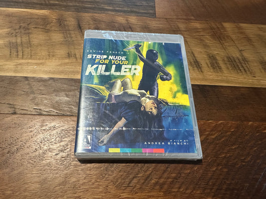 Strip Nude For Your Killer Blu ray-Arrow Video-Special Edition-US Release-NEW
