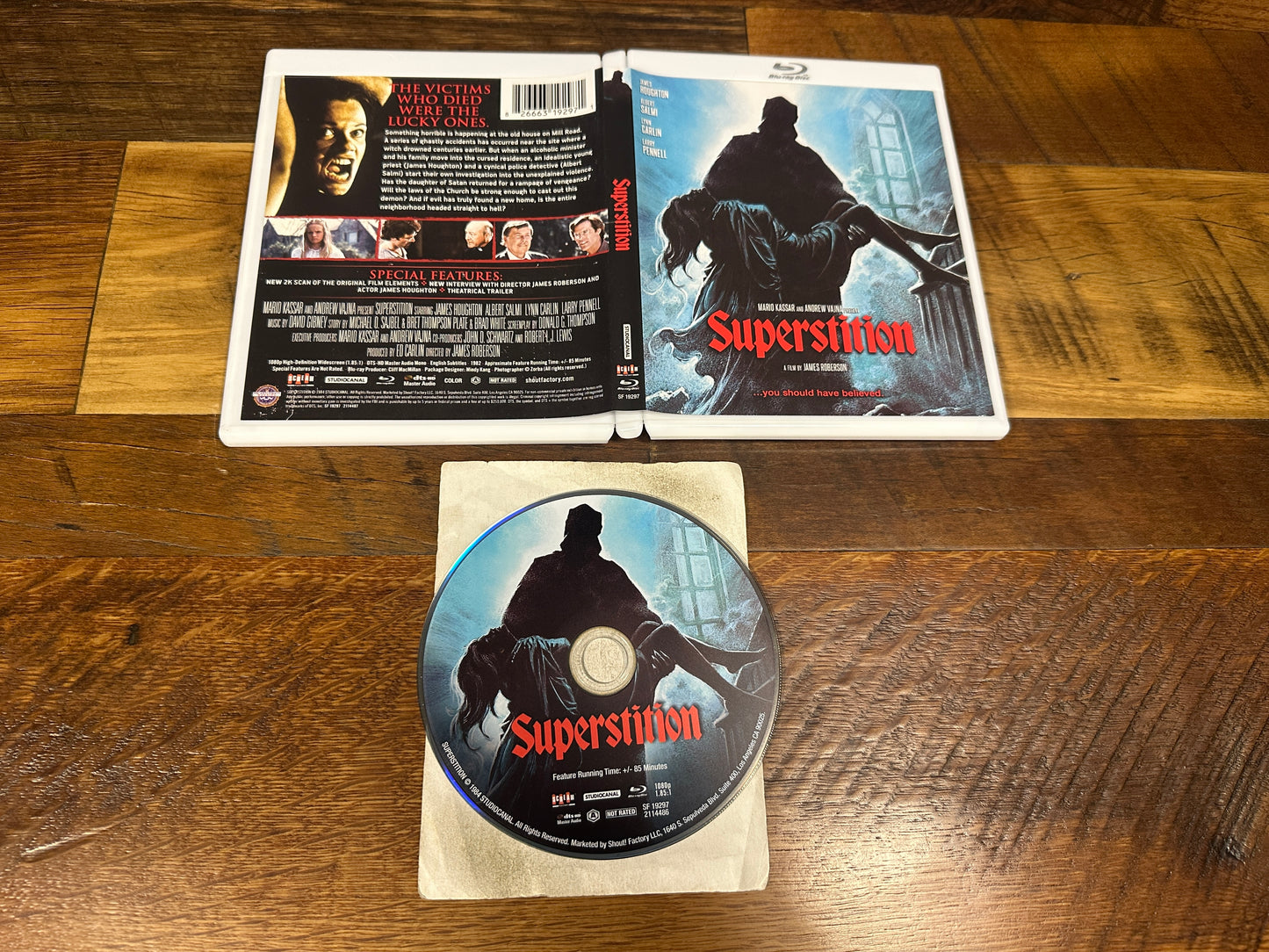 Superstition (Blu ray, Scream Factory, 80’s Classic Horror, Widescreen)