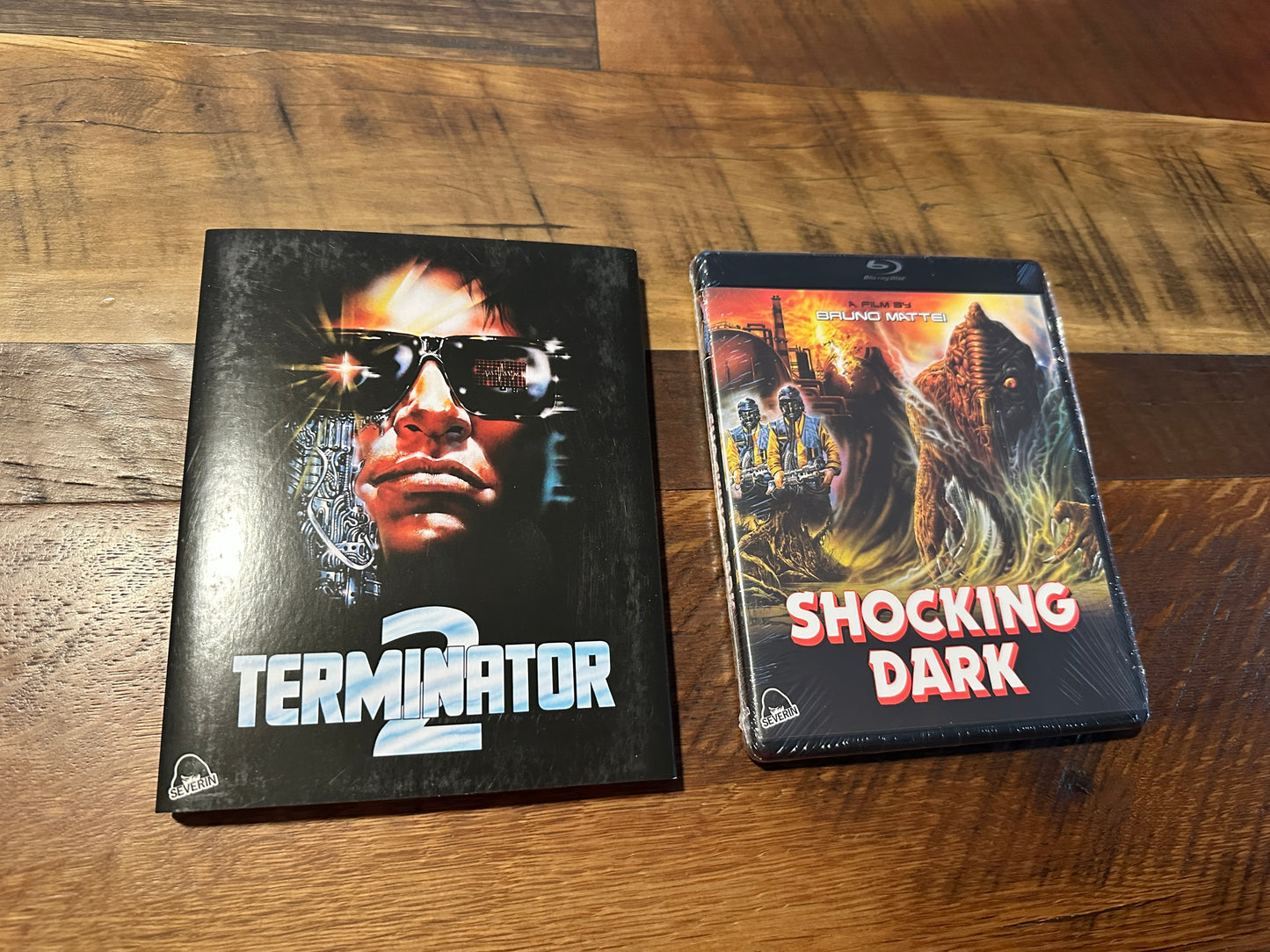 Shocking Dark (Blu ray, Severin Films, Rare Terminator 2 Slipcover, NEW)