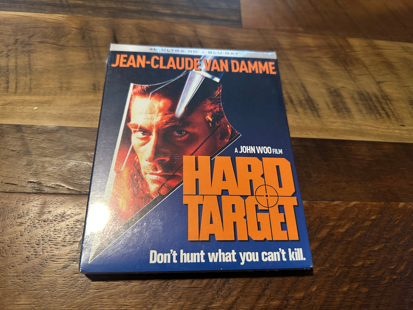 Hard Target 4K Ultra HD, Kino Lorber,Van Damme, Slipcover, NEW/Sealed)