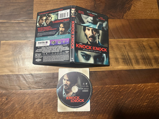Knock Knock DVD-Lionsgate-2015 Classic-Widescreen-Keanu Reeves-No Digital