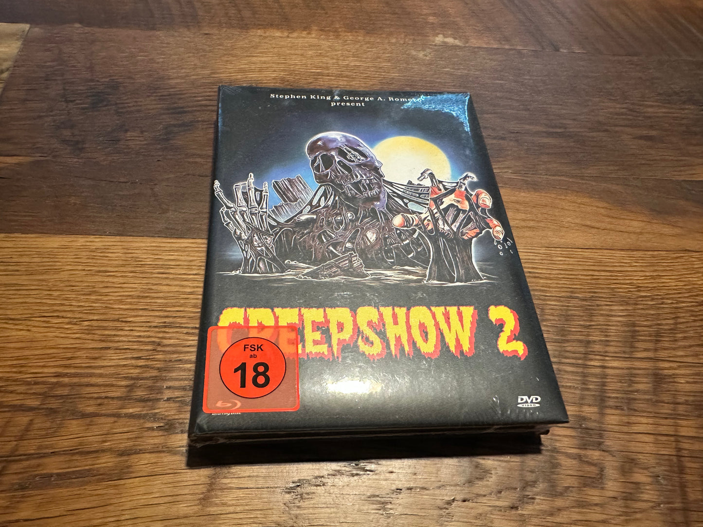 Creepshow 2 Blu ray/DVD-Padded Mediabook-Shamrock Media-Region B-NEW