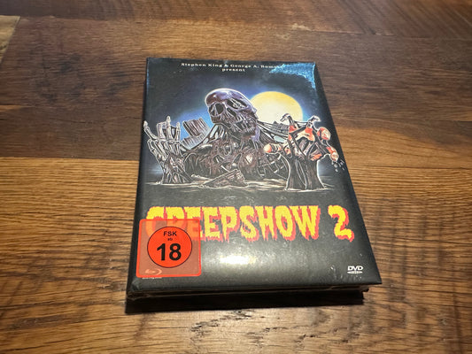 Creepshow 2 Blu ray/DVD-Padded Mediabook-Shamrock Media-Region B-NEW