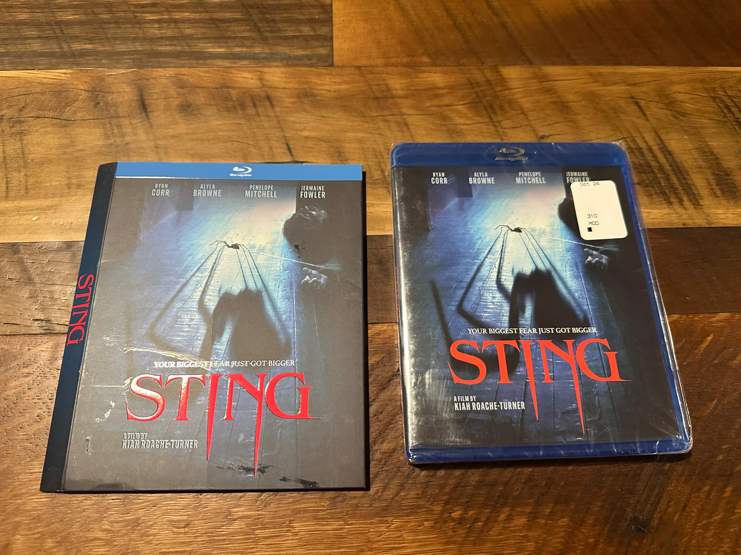 Sting (Blu ray, Well Go USA, Spider Horror, Widescreen, Slip, NEW/Sealed)