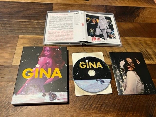 Gina Blu ray - Vinegar Syndrome Partner Label - Slipcover - 70's Classic - Widescreen - Booklet