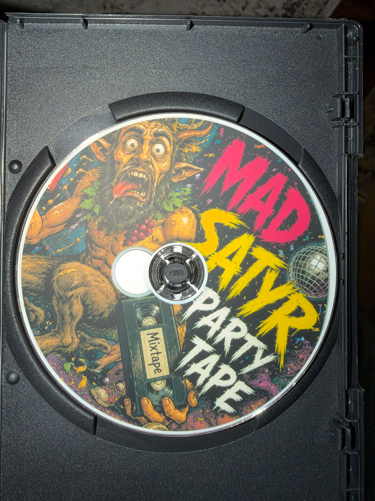 Mad Satyr Party Tape (DVD-R, Very Rare Shockumentary, Extremely Disturbing)