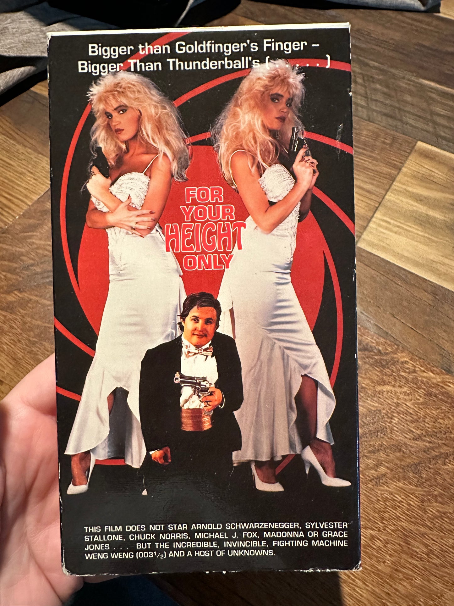 For Your Height Only VHS-90’s Classic-Slipcase-Rare 007 Comedy