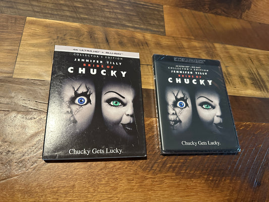 Bride Of Chucky (4K Ultra HD/Blu ray, Scream Factory, Slipcover, NEW)