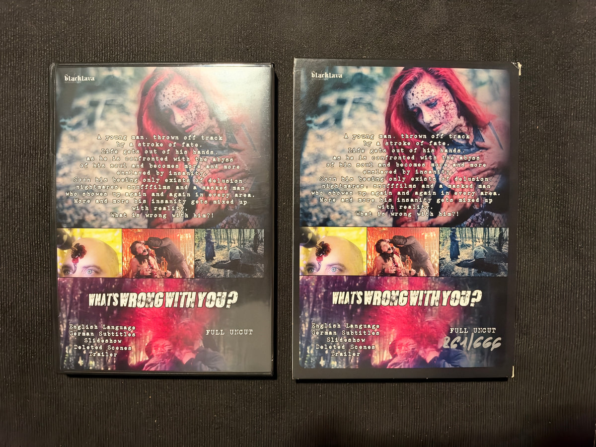 What's Wrong with You? (DVD, Blacklava, Slipcase, Obscure Horror)