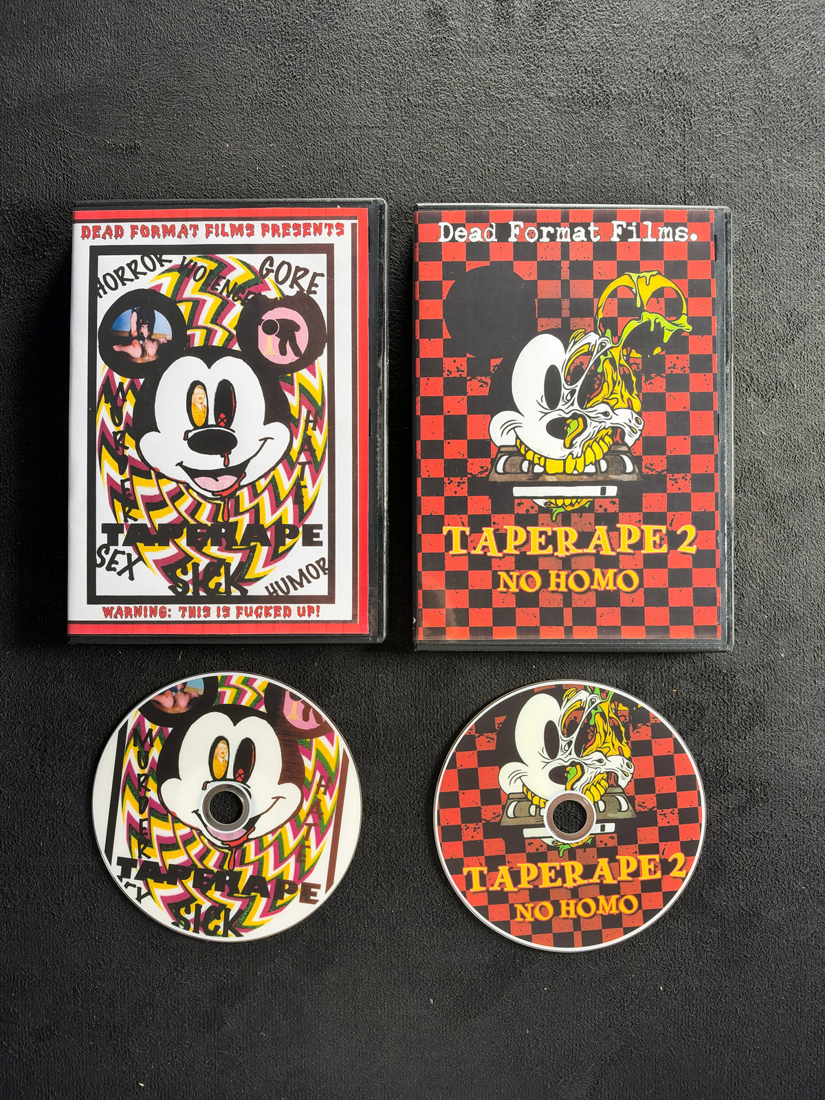 Taperape 1 & 2 (DVD-R, This Is Some Very Messed Up Shit, Obscure)